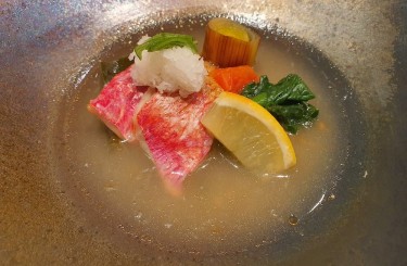Brickfish Steamed in Sake - Brickfish steamed in sake
Restaurant: Oyster Lodge