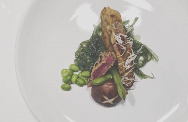 Rosa Beiried - Rosa Beiried - Wakamesalat - Shitake Pilz- Edamame - Kren
Restaurant: Shiki Wien