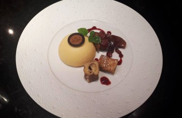 Weisse Schokolade - Weisse Schokolade, Zimt, geschmorte Rum Früchte