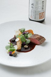 Reh - Rübchen, Sonnenblumentriebe und Heidelbeeren