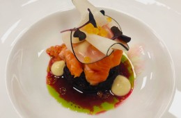 Holunder gebeizter Saibling