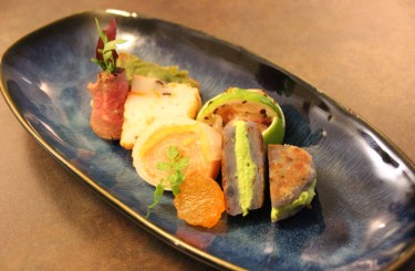 Hassun starter plate - Hassun starter plate kaiseki-style  