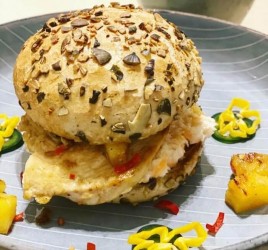 Homemade Chicken Burger  - Homemade chicken burger with ginger & chili
Chef / Restaurant: Homemade