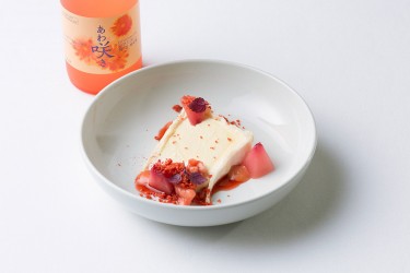 Brillat Savarin - Brillat Savarin, Shiso Honig, Pfirsich, Randen Crumble