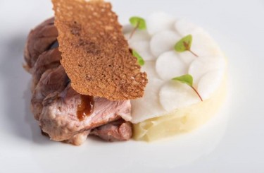 Iberico Pluma  - Iberico Pluma with mashed potatoes and celeriac
Chef: Andrea D’Anna
Restaurant: Osteria da Ketty & Tommy