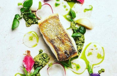 Pike Perch with Millet and Radish - Gently cooked pike perch with millet and radish
Restaurant: Geheime Specerey