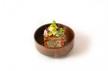 Grilled Eel with Egg Souffle - Grilled eel with egg souffle, parmesan cheese and horseradish
Chef: Masaru Oae
Restaurant: Masa Japanese Cuisine