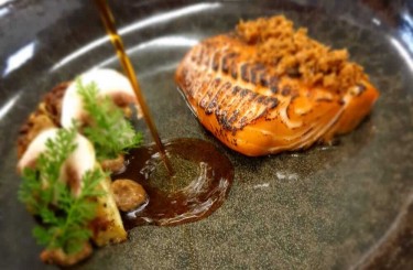 Lake Trout - Lake Trout│Champignon│Wild Cauliflower│CoffeeX3
Chef: Lukas Hauer & Rene Roth
Restaurant: HLF-Krems tourism schools