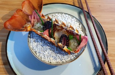 Languste/Salicorn - Languste/Salicorn/Brombeere