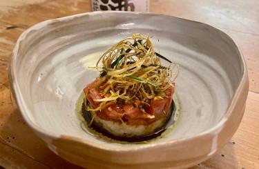 Koshihikari/Bluefin-Thuna - Koshihikari/Bluefin-Thuna/Sojasoße/Wasabi